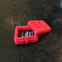 Small SD cards protecting box 3D Printing 183269