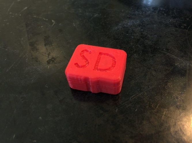 SD cards protecting box 3D Print 183270