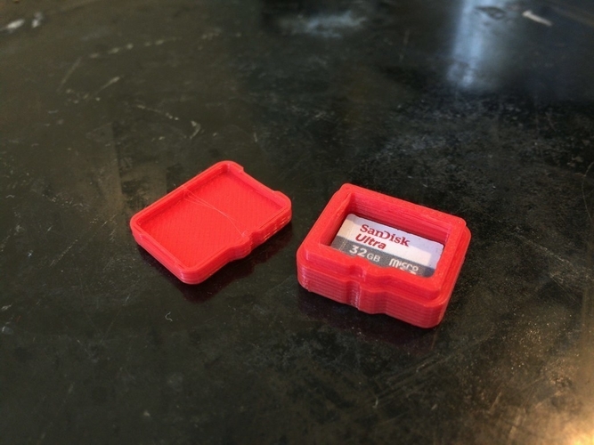 SD cards protecting box 3D Print 183271