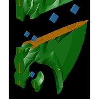 WORLD OF WARCRAFT 1 HAND AXE EREDAR SPLITTER - Thumbnail 5