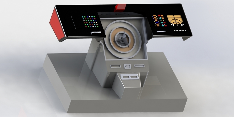 3D Printed Star Trek Console by Israel Melendez | Pinshape