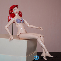 HEAD Mermaid Ariel - ball-jointed doll, BJD - Thumbnail 1