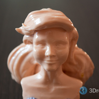 HEAD Mermaid Ariel - ball-jointed doll, BJD - Thumbnail 5