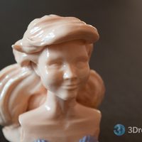 HEAD Mermaid Ariel - ball-jointed doll, BJD - Thumbnail 6
