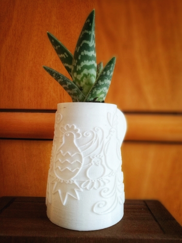 trio of small pots for succulents 3D Print 183613