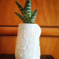 trio of small pots for succulents - Thumbnail 2