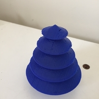 Small Table top Christmas tree  3D Printing 183686
