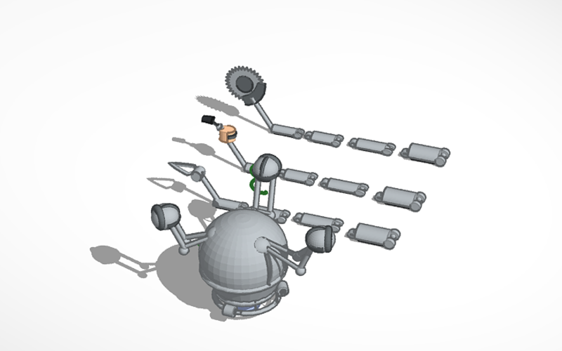 Fallout Mr. Handy with adjustable attachments 