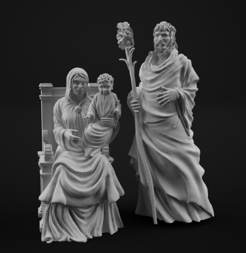 Holy family 3D print model 3D Print 183767