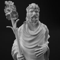 Holy family 3D print model - Thumbnail 6
