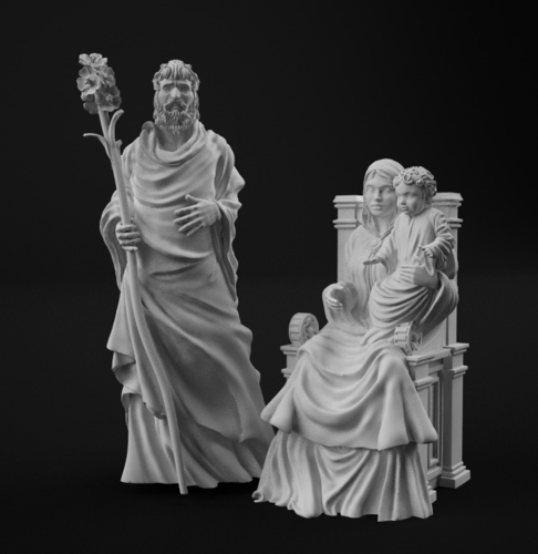 Holy family 3D print model 3D Print 183772