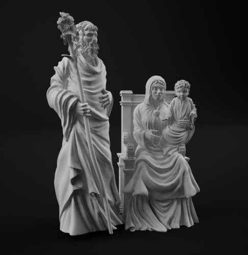 Holy family 3D print model 3D Print 183774