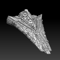 small spaceship 3D print model - Thumbnail 5