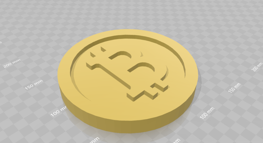 Bitcoin and Litecoin doublesided 3D Print 183784