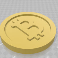 Small Bitcoin and Litecoin doublesided 3D Printing 183784
