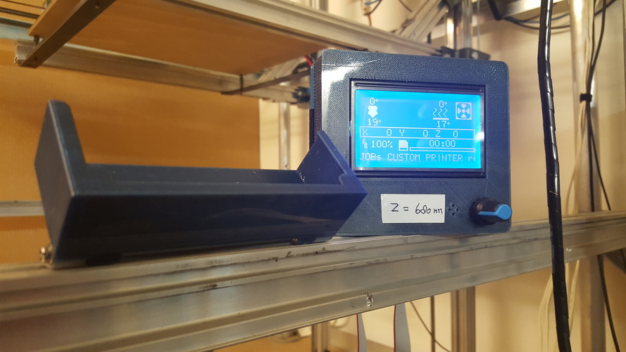 Case for the Full Graphic Smart LCD Controller Holder 3D Print 183789