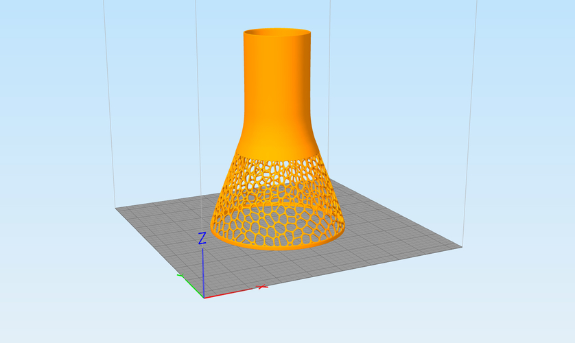 Voronoi shade for Ikea shade base 3D Print 183804