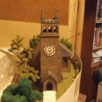 Small SCALEPRINT St Trinians Church part 2 tower external parts 3D Printing 183885