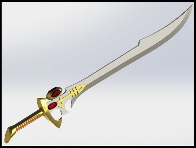 Warhammer eldar sword 3D Print 183910