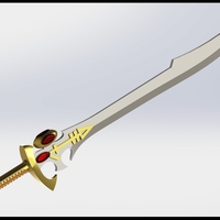 Small Warhammer eldar sword 3D Printing 183910