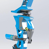 overwatch Hanzo Bow Winter wonderland +arrow 3d - Thumbnail 3