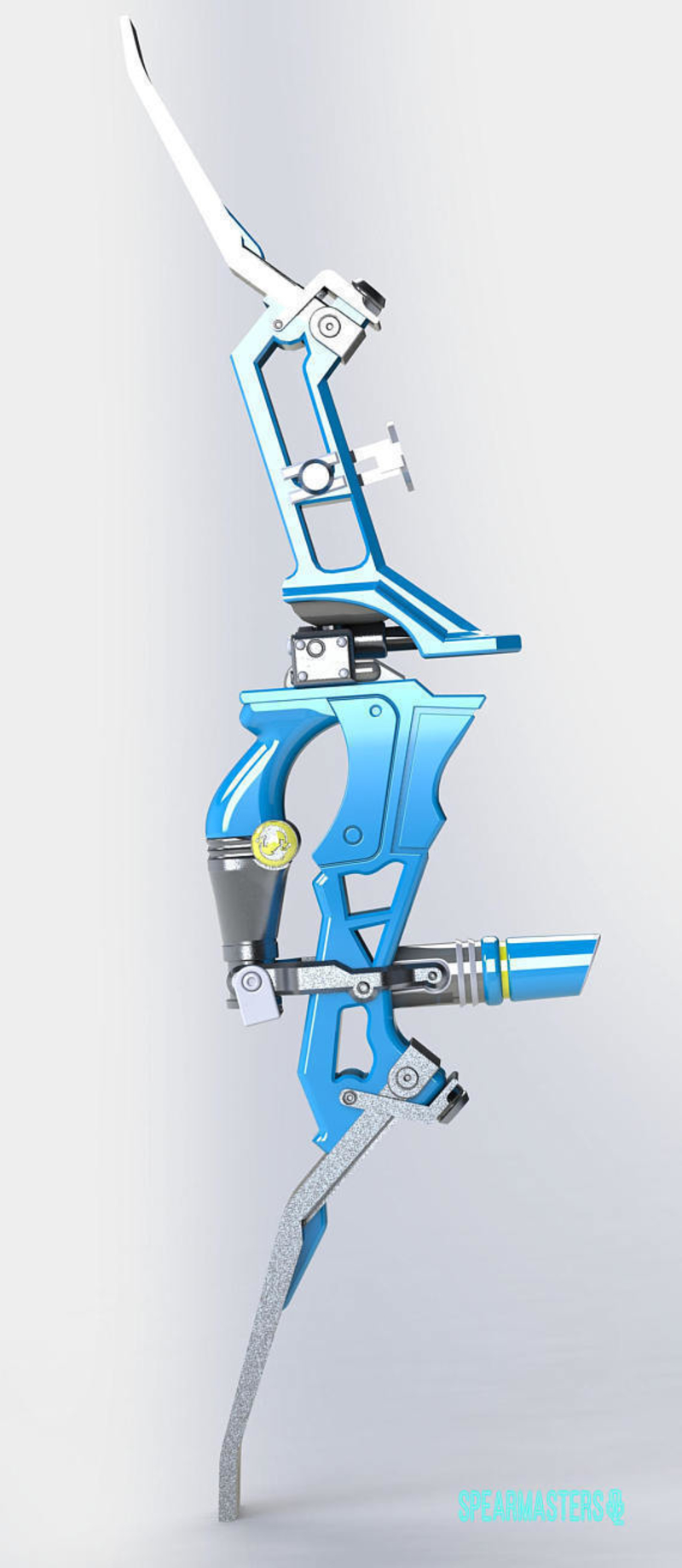 overwatch Hanzo Bow Winter wonderland +arrow 3d