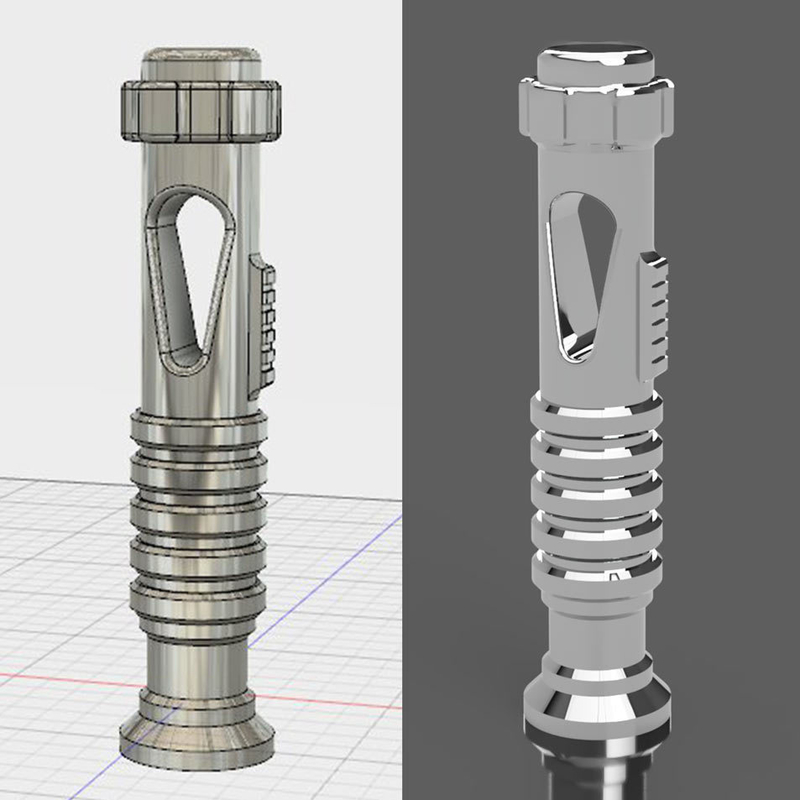 Star Wars lightsaber broom handle