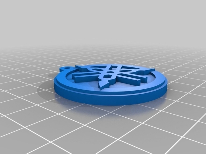 Yamaxa_logo with keychain 3D Print 184032