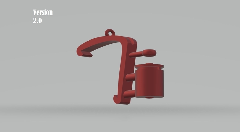 Wanhao/Prusa/Mono Price Maker Rear Filament Guide and Cleaner