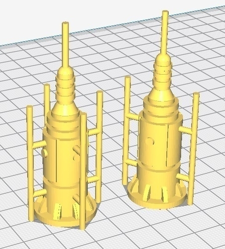 Star wars Legion - Tatooine Scenery easy to print ! 3D Print 184134