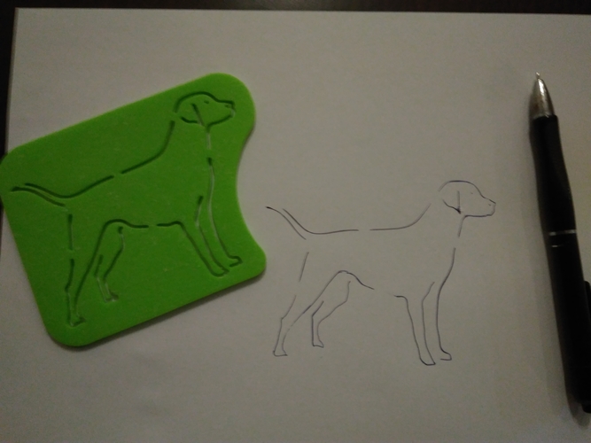 Dog coloring 3D Print 184157