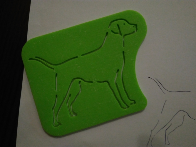Dog coloring 3D Print 184158