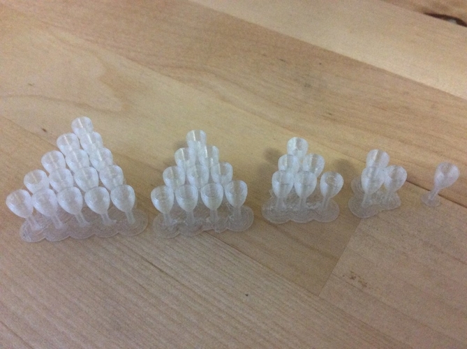 Champagne Pyramid (1:18 scale) 3D Print 184198