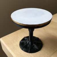 Wrought Iron Cafe Table (1:18 scale) - Thumbnail 3