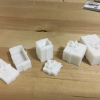 Small Holiday Present Box (1:18 scale) 3D Printing 184214