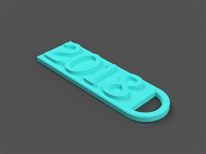 2018 Key Chain 3D Print 184222