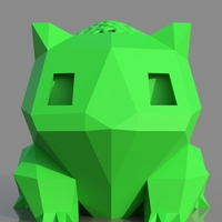 Low Poly Voronoi Hybrid Bulbasaur - Thumbnail 6