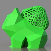 Low Poly Voronoi Hybrid Bulbasaur - Thumbnail 7