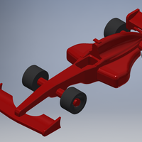 Small Toy F1 Car 3D Printing 184311