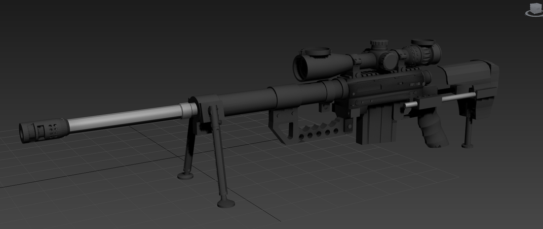 CheyTac M200- Sniper rifle  3D Print 184336