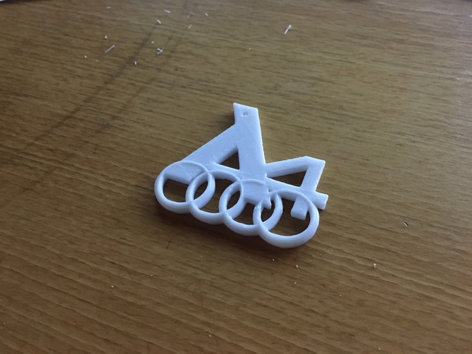 Audi A4 Logo 3D Print 184355