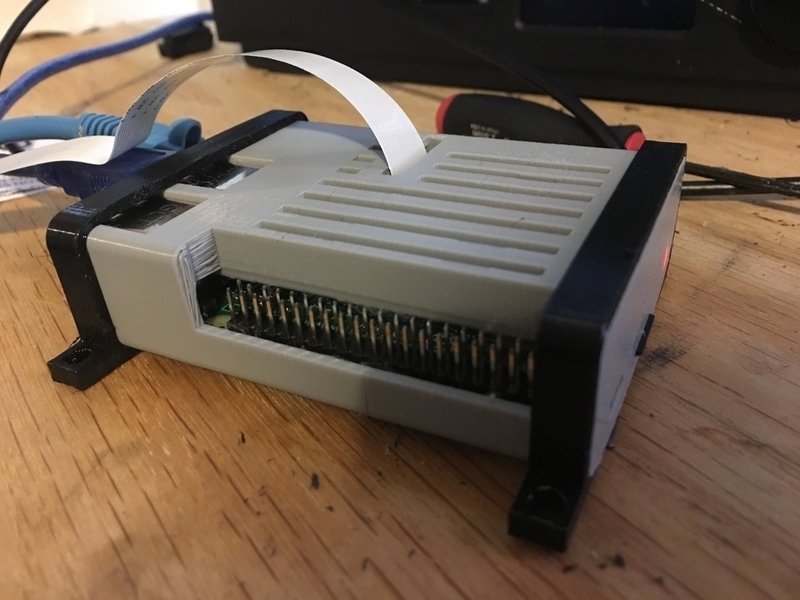 Full-Height Raspberry Pi Sleeve case friction bracket