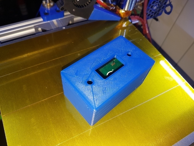 Thermostat LCD 2x16 Case 3D Print 184373