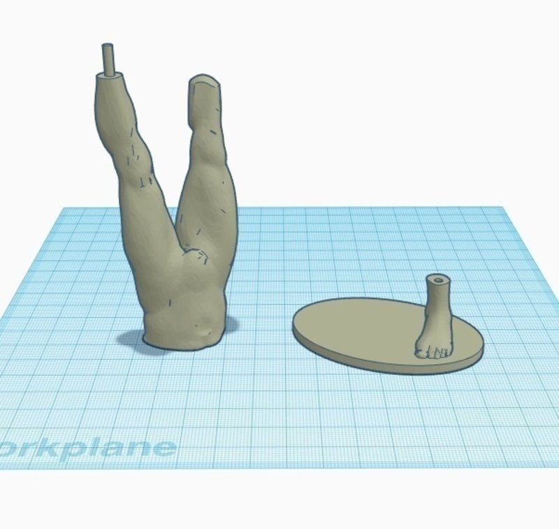 Transtibial (below-knee) limb loss/difference model for prosthet