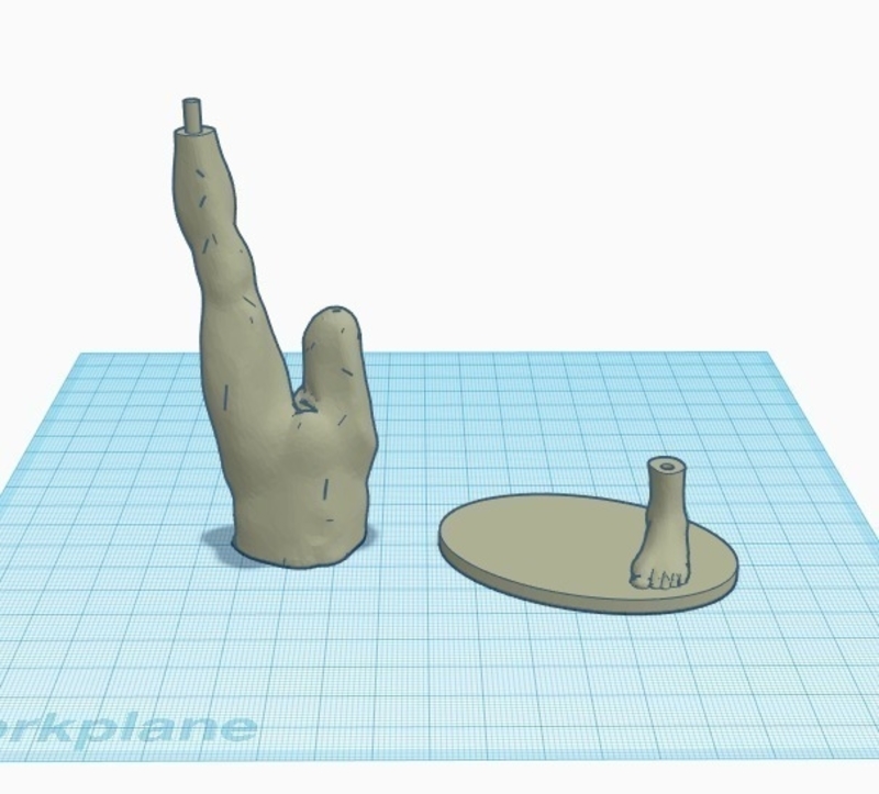 Transfemoral (above-knee) limb loss/difference model for prosthe