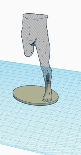 Transfemoral (above-knee) limb loss/difference model for prosthe 3D Print 184398