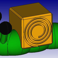 Small Snail 3D Block Zoo 3D Printing 184447