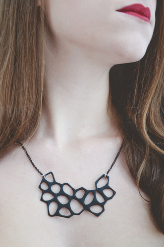 Voronoi necklace 3D Print 18447