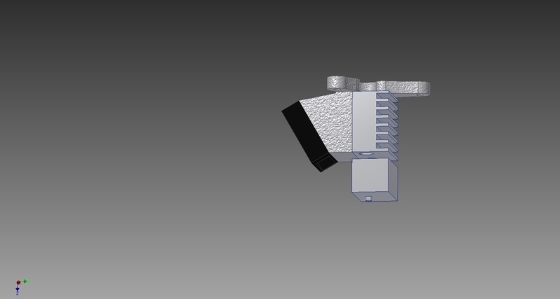 E3D Cyclops Mount for Rostock Max v2