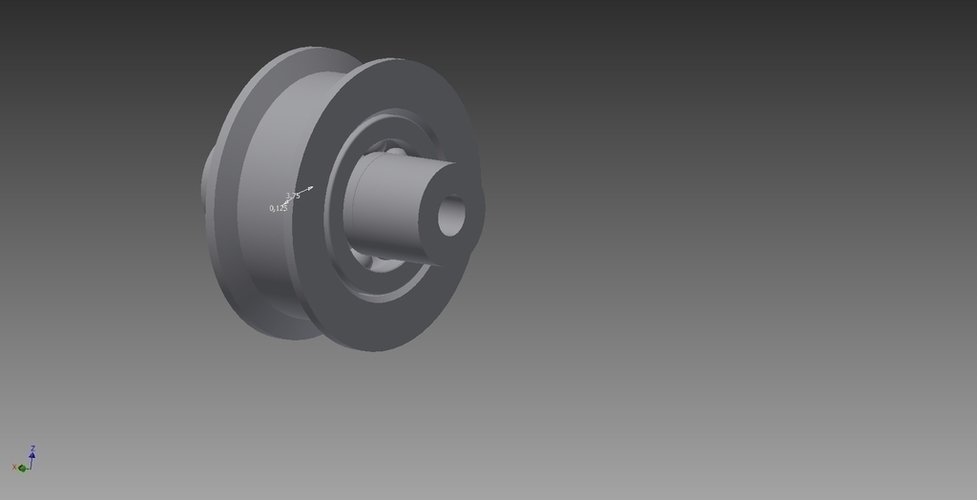 Idler pulley Rostock Max 3D Print 184567